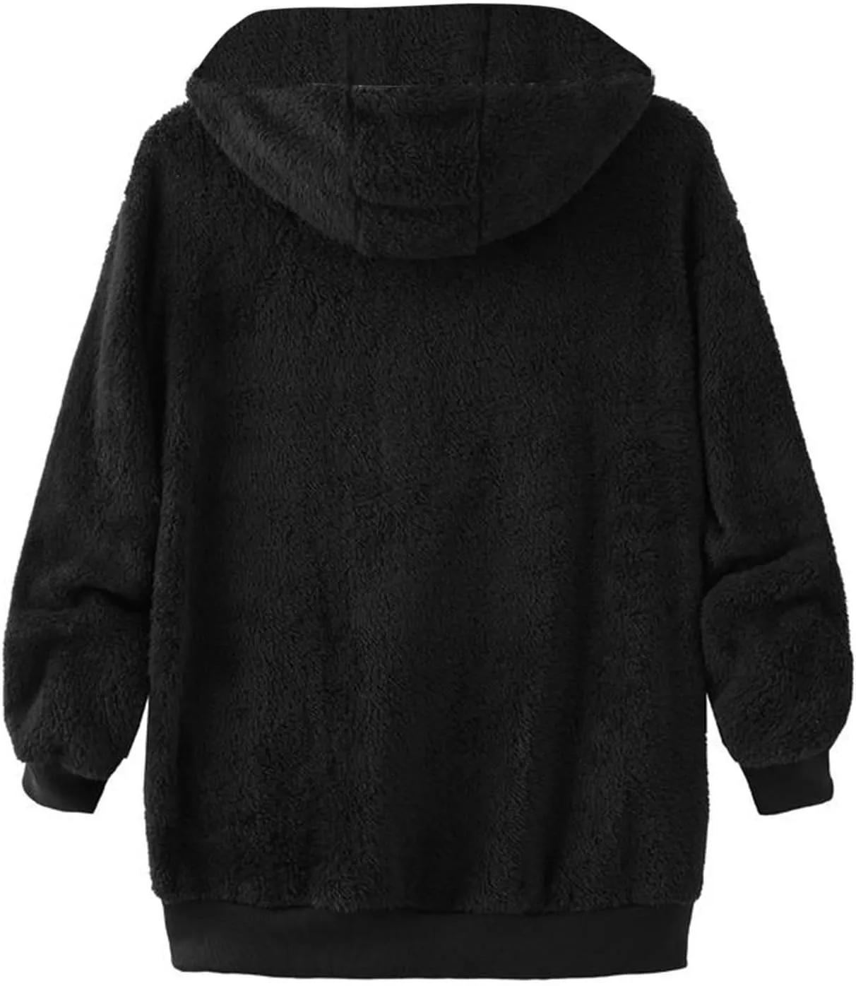Sherpa Jacket Women 2024 Plus Size Zip Up Hooded Fuzzy Fleece Fluffy Coat Cozy Warm Winter Casual Shearling Coats