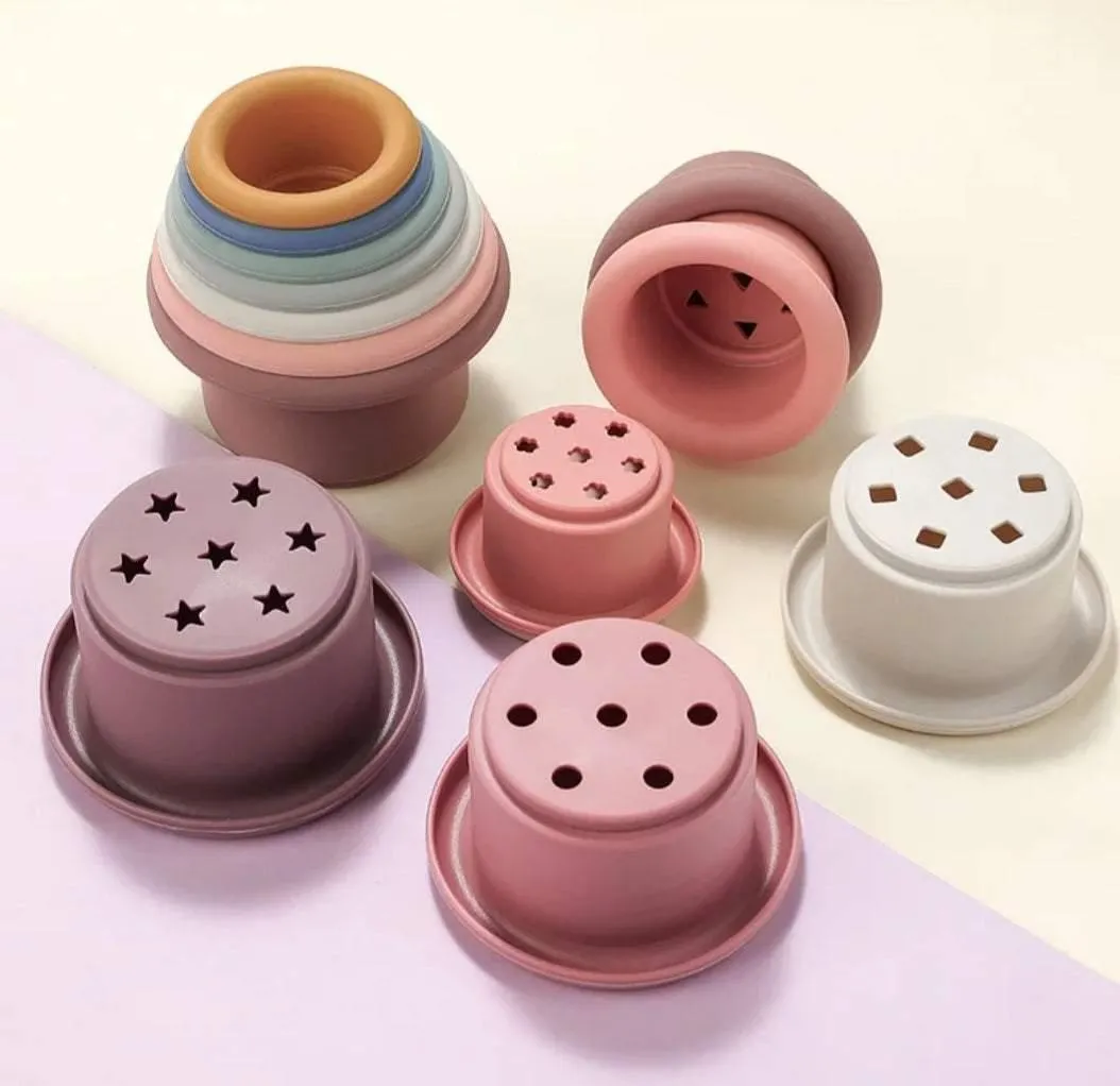 Silicone Stacking Cups