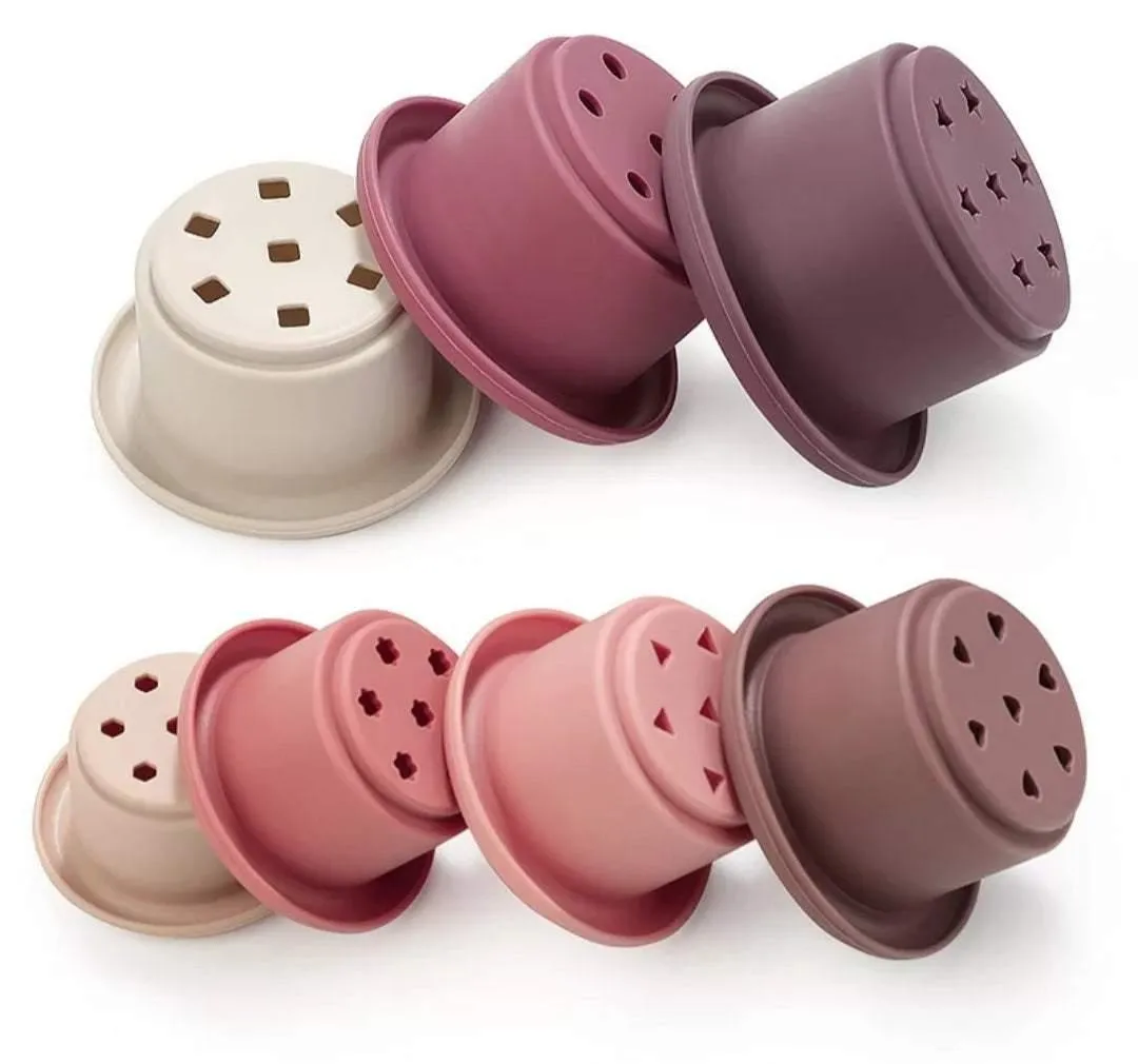 Silicone Stacking Cups