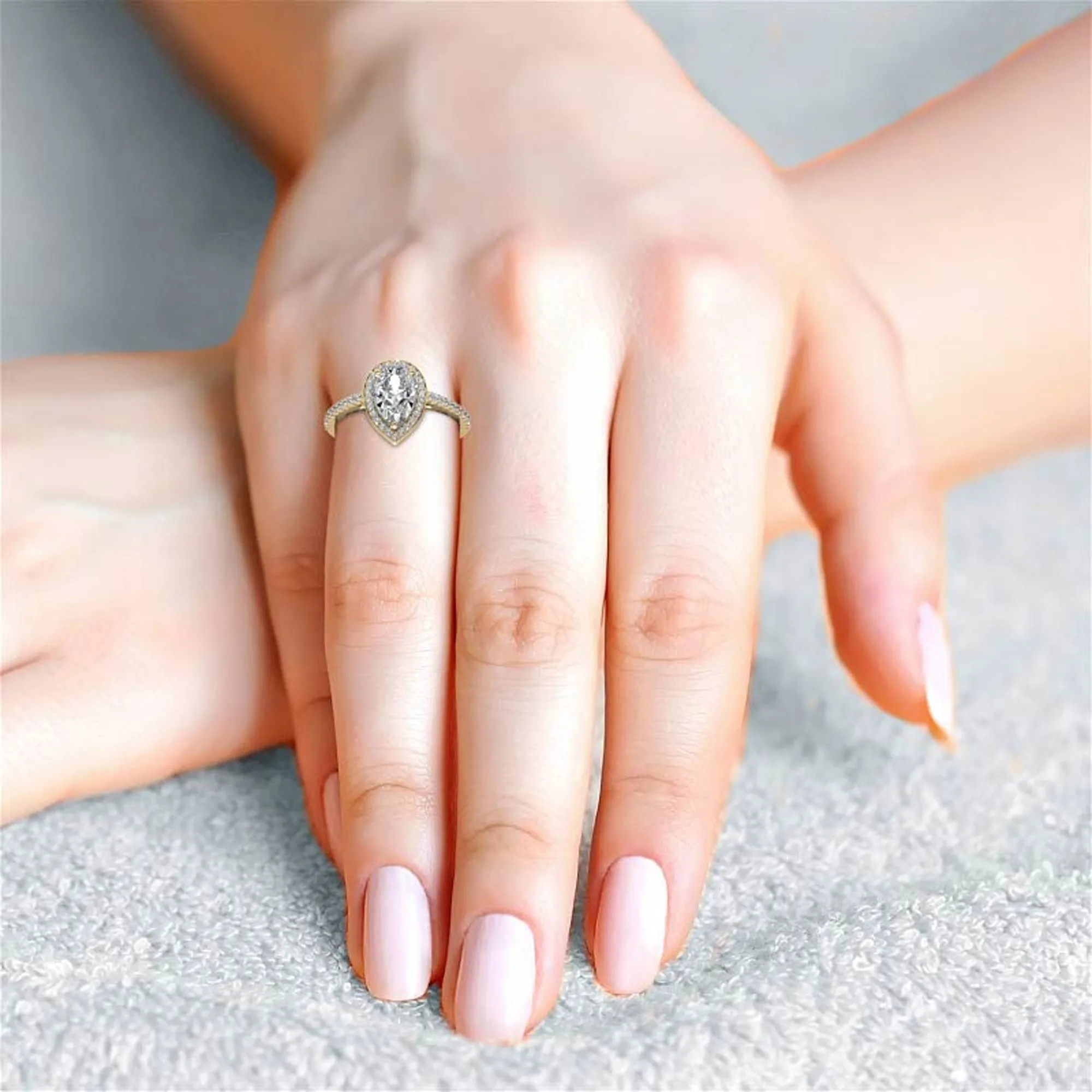 Silver Rapunzel Radiance Ring