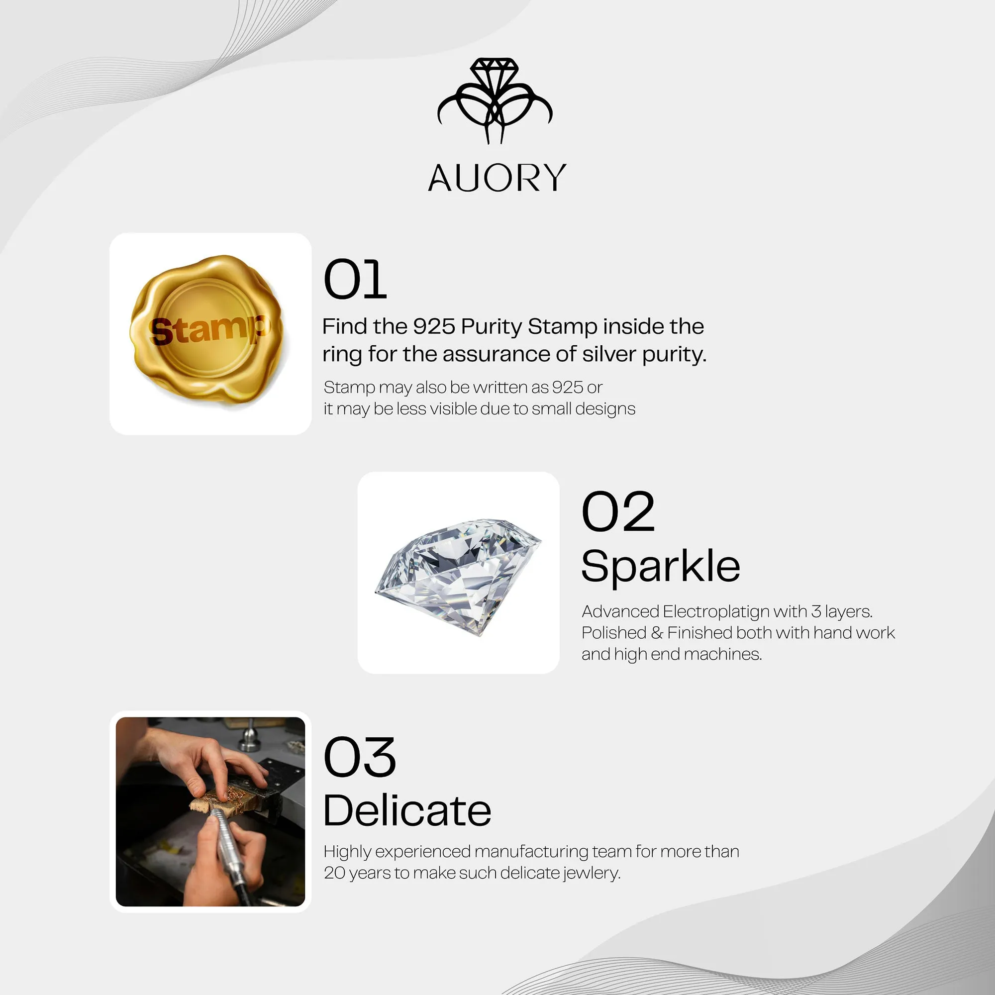 Silver Yellow Gold Adjustable Lotus Floral Cutout Inspired Diamond Accent Ring for Women