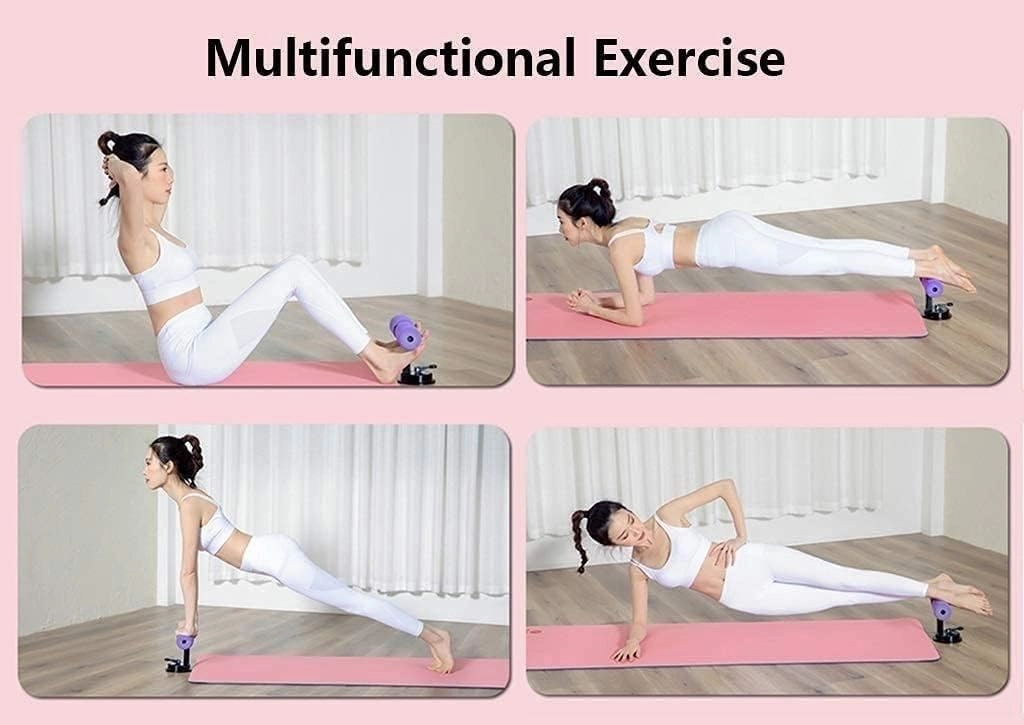 Sit Up Bar for Floor, Multifunction Sit Up Bar, Portable Sit Up Assistant Equipment, Household Fitness Exercise Device for Muscle Training Body Building Home Work Travel