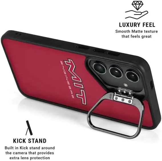 Skinit Kickstand Phone Case Compatible with Galaxy S25 Ultra - Officially Licensed Massachusetts Institute of Technology MIT Engineers Design