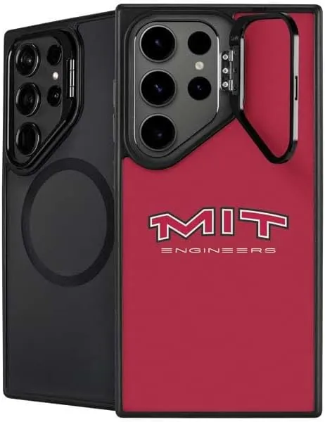 Skinit Kickstand Phone Case Compatible with Galaxy S25 Ultra - Officially Licensed Massachusetts Institute of Technology MIT Engineers Design
