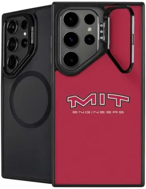 Skinit Kickstand Phone Case Compatible with Galaxy S25 Ultra - Officially Licensed Massachusetts Institute of Technology MIT Engineers Design
