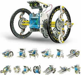 SolarBot.14, Transforming Solar Robot Kit, STEM Learning Toys for Kids 10 