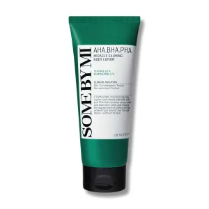 SOME BY MI AHA BHA PHA Miracle Calming Body Lotion – 6.76oz, 200ml – Korean Exfoliating Salicylic Acid Body Moisturizer for Dry Skin – Daily Hydration & Soothing Care with Centella – Korean Skin Care