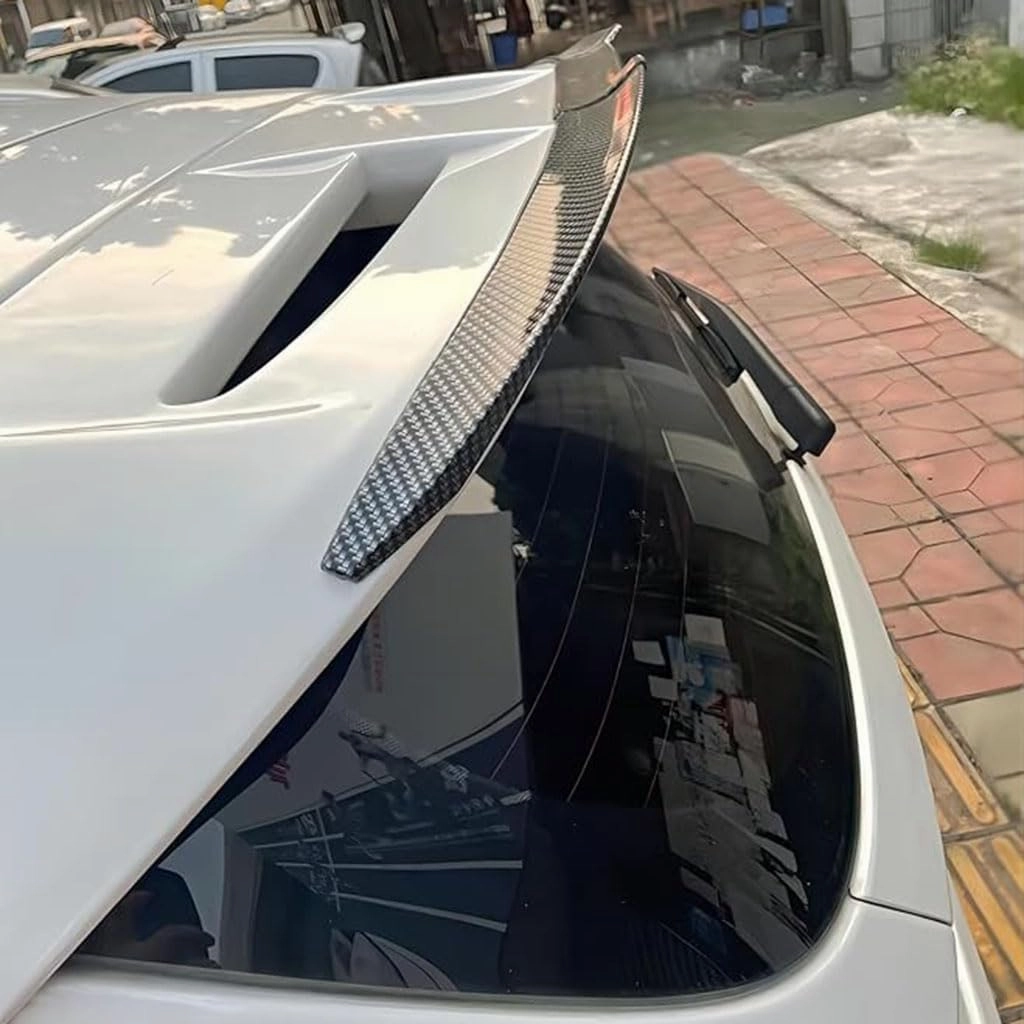 Spoilers Cars for Daewoo Nexia (KLETN, Facelift 2008) 2008 2009 2010 2011 2012 2013, Rear Trunk Spoiler Diffuser Durable Anti-Collision Tail Decoration Car Accessories,Black