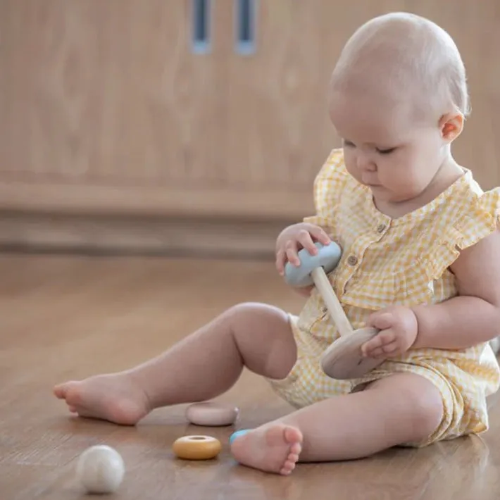 Stacking Rings Sustainable Wood Baby Toy