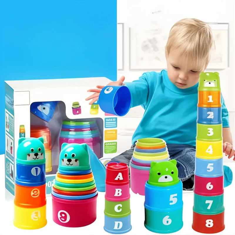 StackNLearn- Colorful Stacking Cups