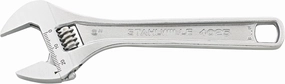 Stahlwille 40250106 Single-end Wrench (Spanner), Adjustable, Right-handed, Made from Chrome Vanadium & Chrome-plated, with 22.5-Degree Jaw Offset, Size 6, Max. Size 24 mm, L. 161 mm