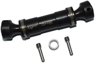 Steel #45 Front Drive Shaft for 1:10 Traxxas E-Revo Brushless/E-Revo VXL 2.0 / Summit - 4Pc Set Black