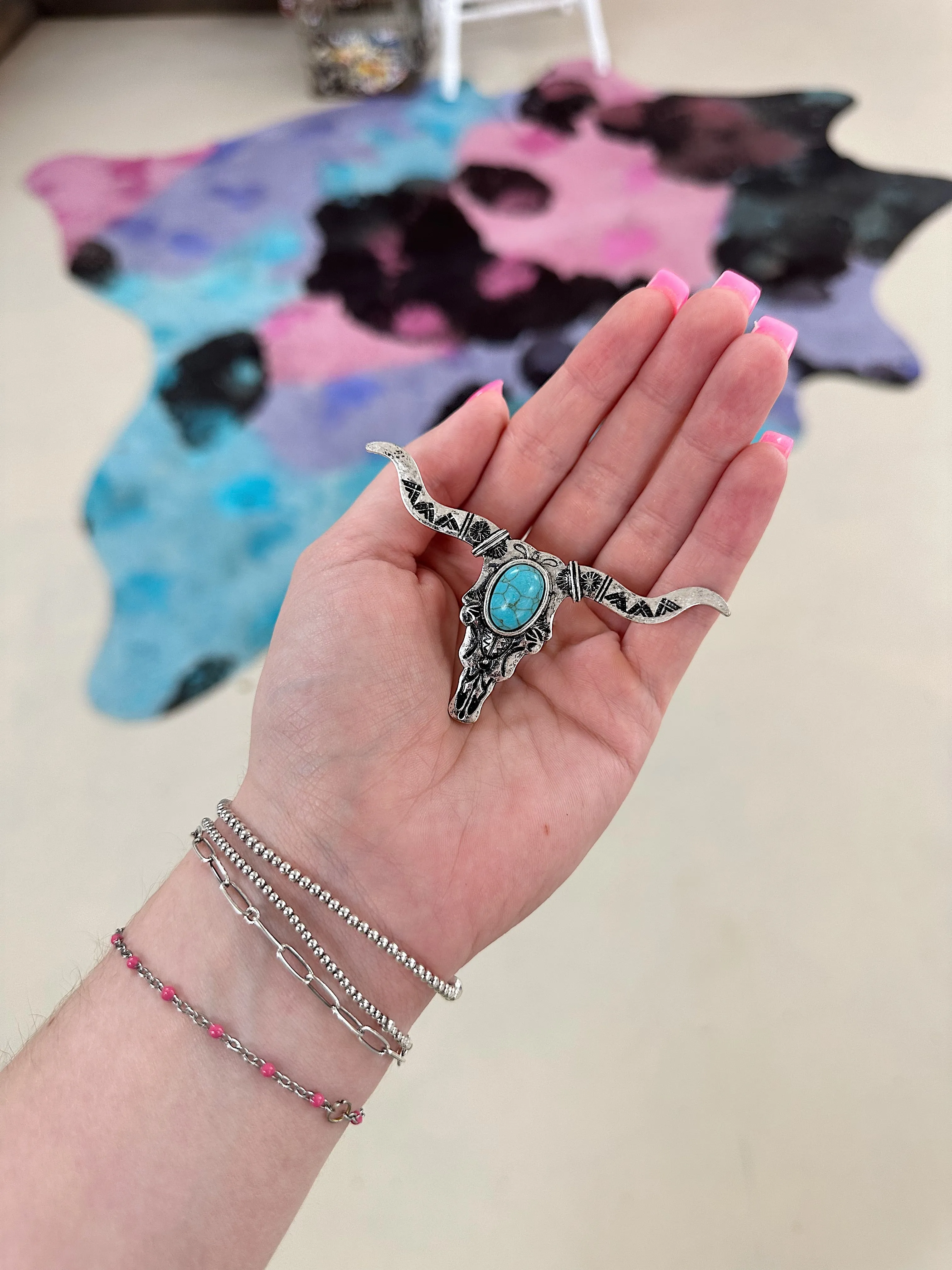 Steer Skull Ring