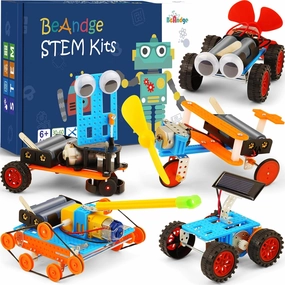 STEM Kits for Kids Crafts 6-8 8-12, Boys Gifts Toys for 6 7 8 Year Old Boy Birthday Gift Ideas, STEM Toys Crafts 6  7  yr, Robotics Science Kits Activities Robot Building Age 8-10 9 10 11 12 13 14