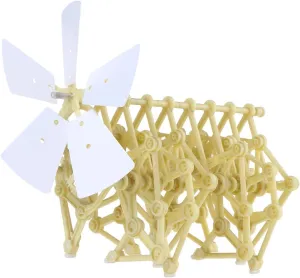 STOBOK 1 Set Wind-Powered Strandbeest Model Kit, DIY Assembly Model Building Kit Animaris Walker Educational Model Robot Toy Kit for Kids and Adults