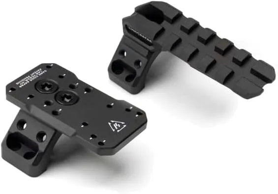 Strike Industries ASM Ring Cap Multi-Optic Mount System, Black, One Size, SI-Strike-ASM-OM