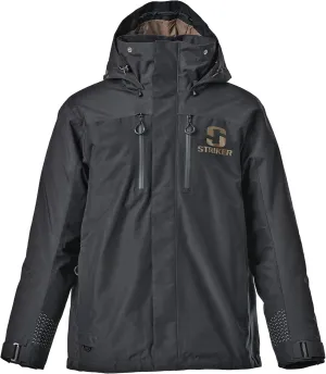 Striker Men's Denali Durable Breathable Waterproof Outdoor Fishing Insulated Rain Jacket w/Adjustable Hood & Reflective Hits