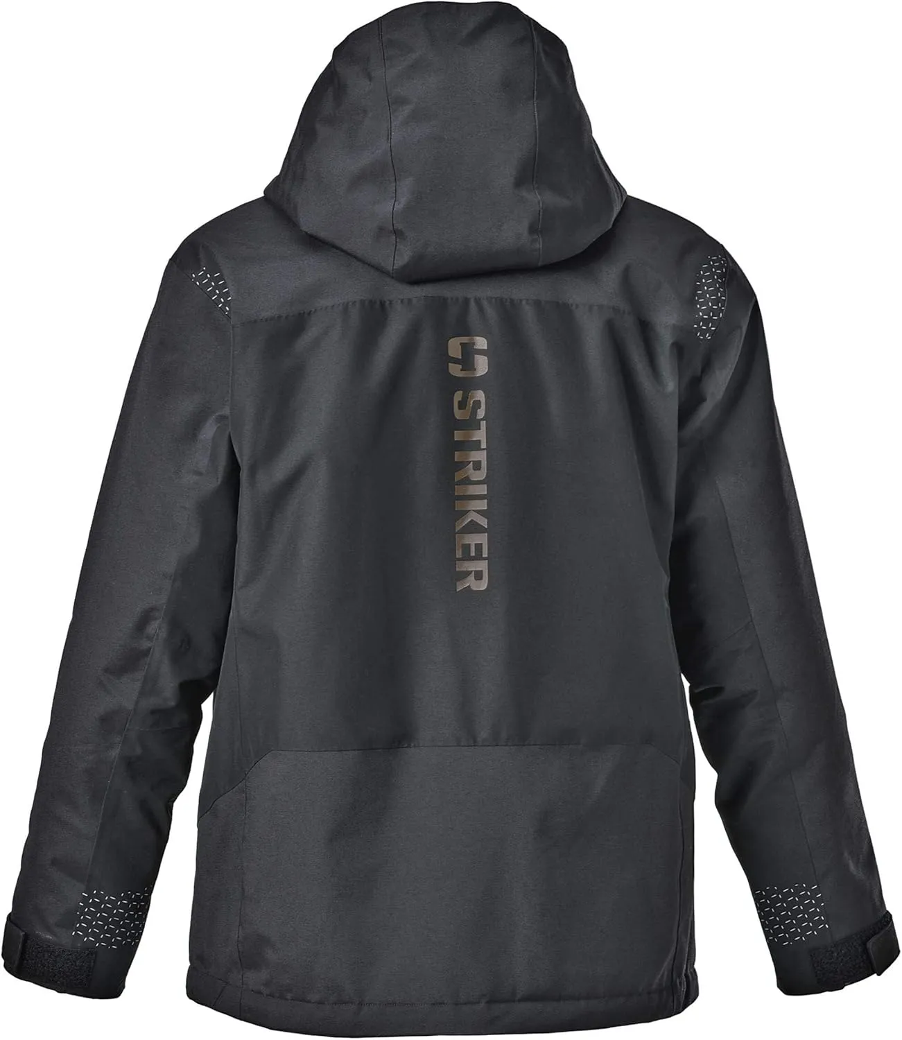 Striker Men's Denali Durable Breathable Waterproof Outdoor Fishing Insulated Rain Jacket w/Adjustable Hood & Reflective Hits