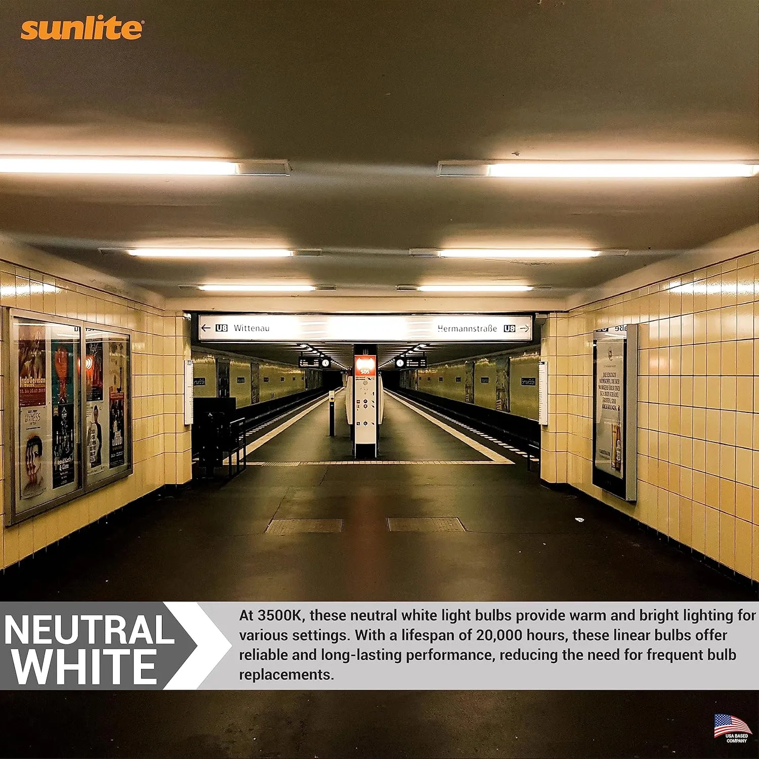 Sunlite 30405 F24T5/835/HO 2 Foot T5 Linear Fluorescent Lamp, 24 Watts, 1800 Lumens, 3500K Neutral White, Miniature G5 Bi-Pin Base, ROHS Compliant, High Performance Straight Tube, 40 Pack