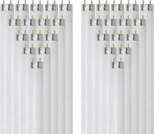 Sunlite F32T8/SP835 T8 Linear Fluorescent Lamp, 32 Watts, 3050 Lumens, 3500K Neutral White, Medium G13 Bi Pin Base, High Performance Straight Tube, 30 Pack