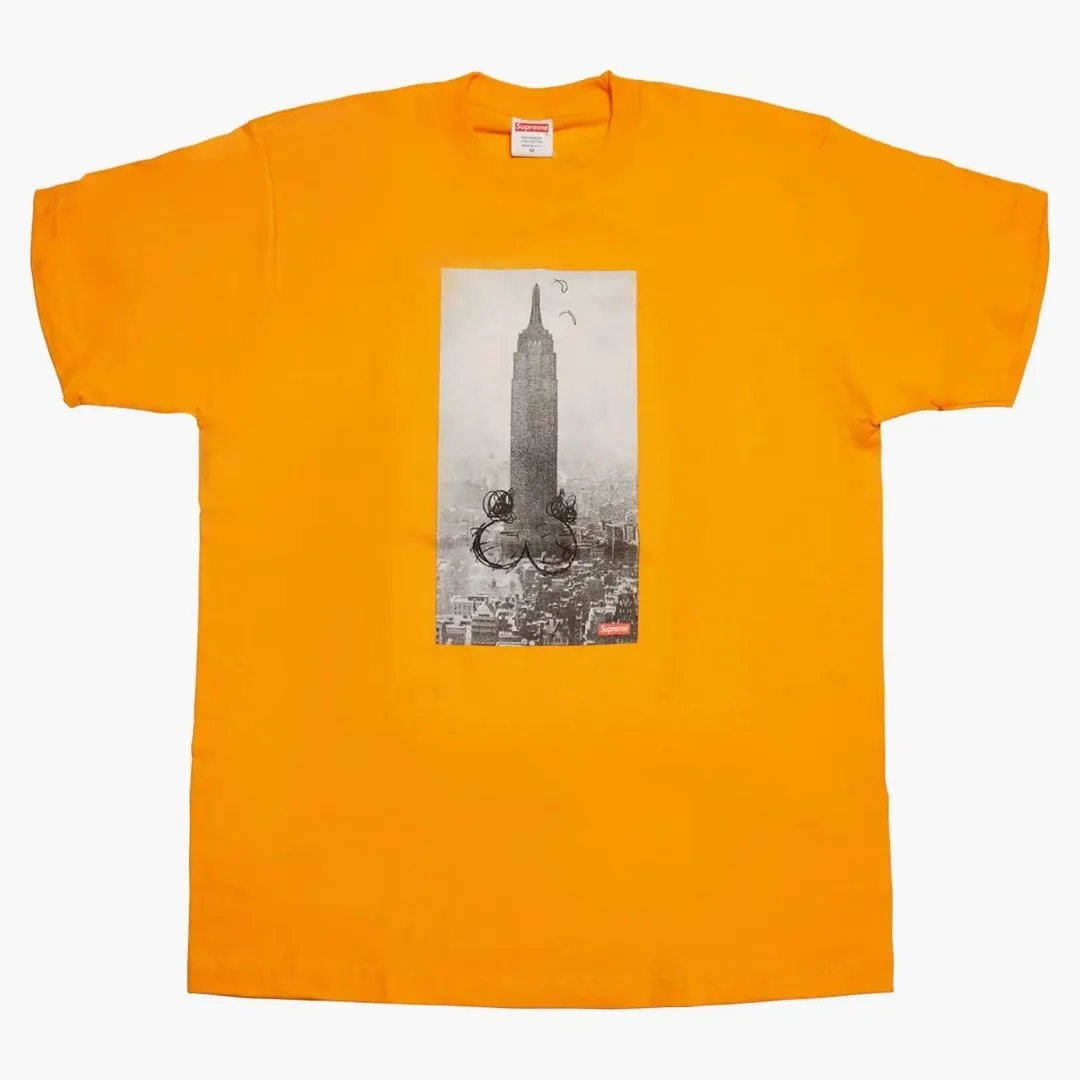 Supreme Mike Kelley The Empire State Building Tee Bright Orange