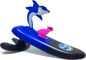 Surfer Dudes Legends & Surfer Pets Wave Powered Mini-Surfer, Pet and Surfboard Beach Toy (Mako P.I. and G.)