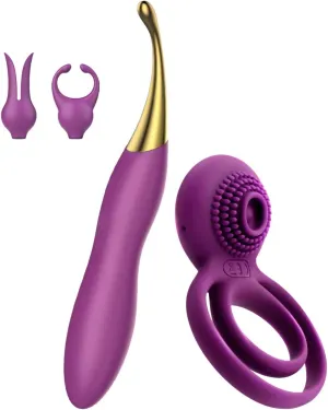 SVAKOM Couples Ring Vibrating Dual Penis Rings Male Adult Sensory Toys Clitoral Vibrator G-Spot Stimulators   Clitoral Vibrator Sex Toys for Women - SVAKOM Female Squirting Vibrators Clit G-Spot Dildo