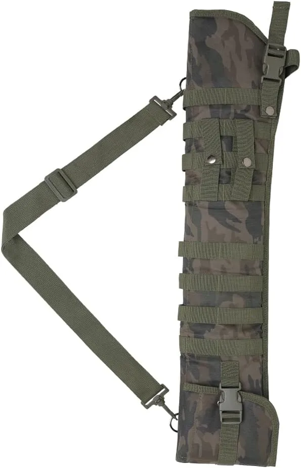 Tactical Shotgun Rifle Scabbard Bag Adjustable Shoulder Strap Outdoor Hunting Molle Holster