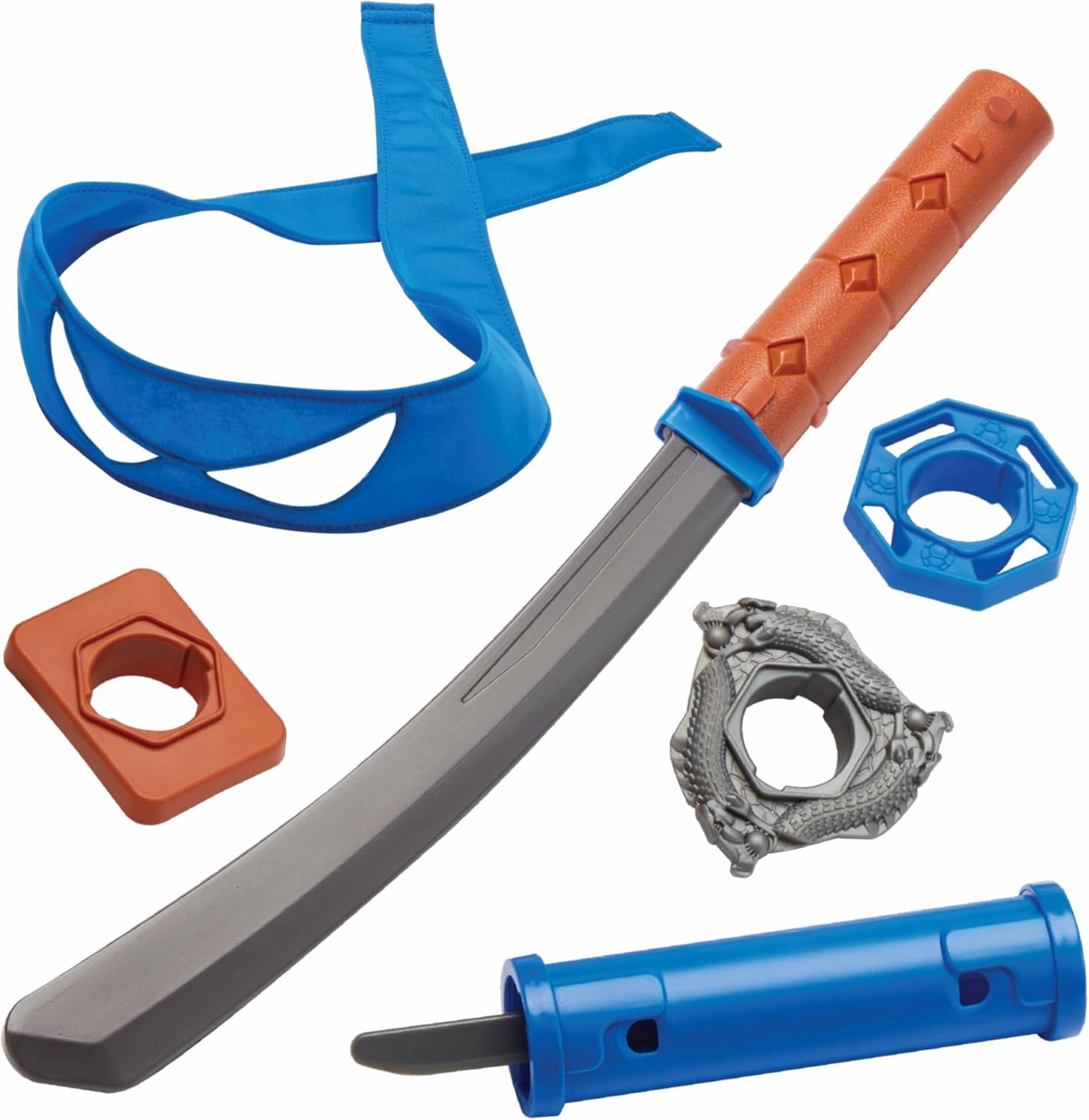 Tales of Teenage Mutant Ninja Turtles: Mutations Build N Battle Leonardo Katana Sword Basic Role Play Set by Playmates Toys