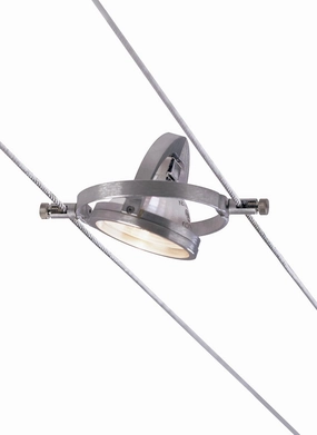 Tech Lighting 700KHELLO5, K Hello, 5.5" Wide Kable Lite Lamp, Satin Aluminum