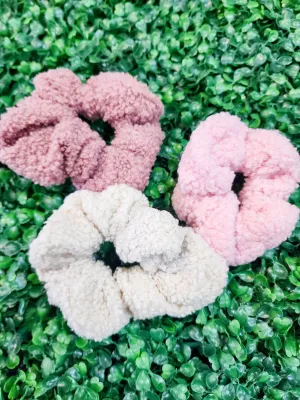 Teddy Bear Scrunchies
