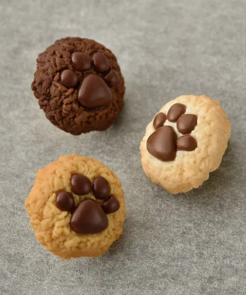 Teddy Bear's Paw Maple Cookie Pierced Earring (Single)【Japan Jewelry】