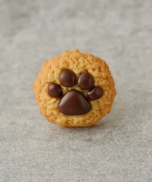 Teddy Bear's Paw Maple Cookie Pierced Earring (Single)【Japan Jewelry】