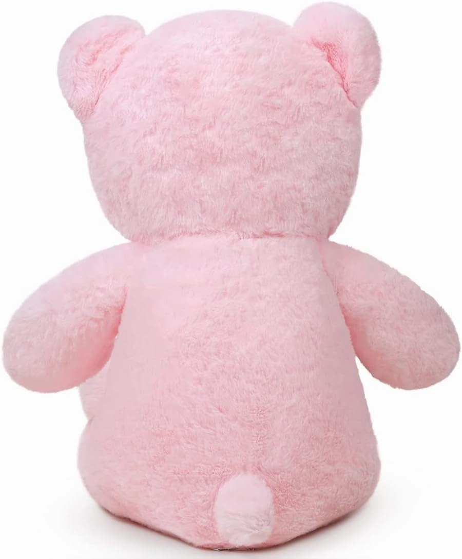 Teddy Bear Stuffed Animal 24'' Small Teddy Bear Gift for Christmas Birthday Pink