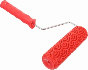 Textured Paint Roller Embossed Pattern Roller for DIY Wall Decoration Durable Design for Art Paint Texture Wall Film Easy to Use Clean for Creating
