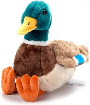 The Petting Zoo Duck Stuffed Animal Plushie, Gifts for Kids, Wild Onez Wildlife Animals, Duck Plush Toy, 12 inches