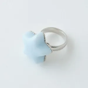 Étoile Chocolat Ring (Light Blue)【Japan Jewelry】