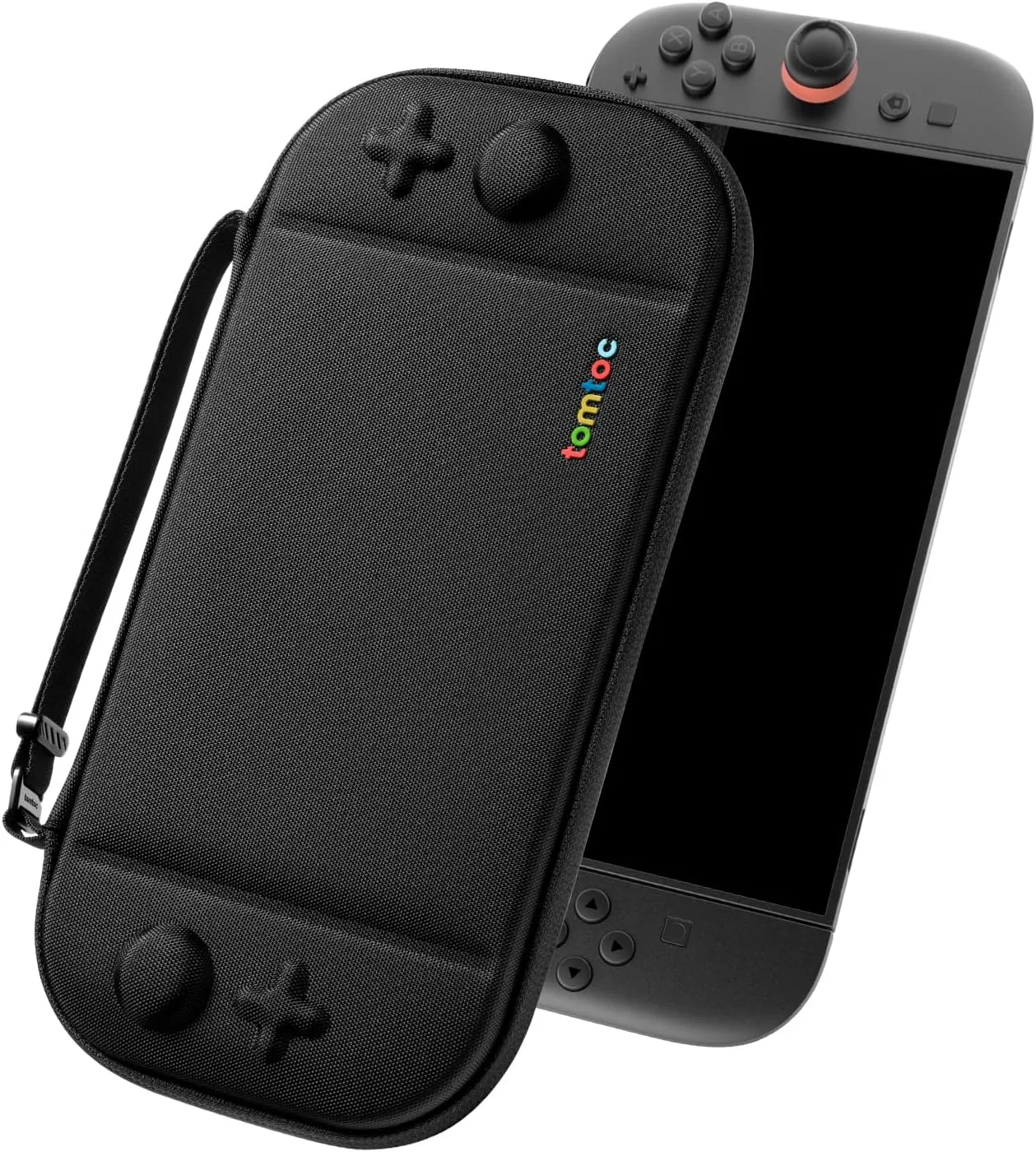tomtoc Slim Carrying Case for Nintendo Switch 2 Model 2025, Protective Hard Shell with 12 Game Card Slots, Portable Travel Storage Case, with Original Patent and All-round Protection