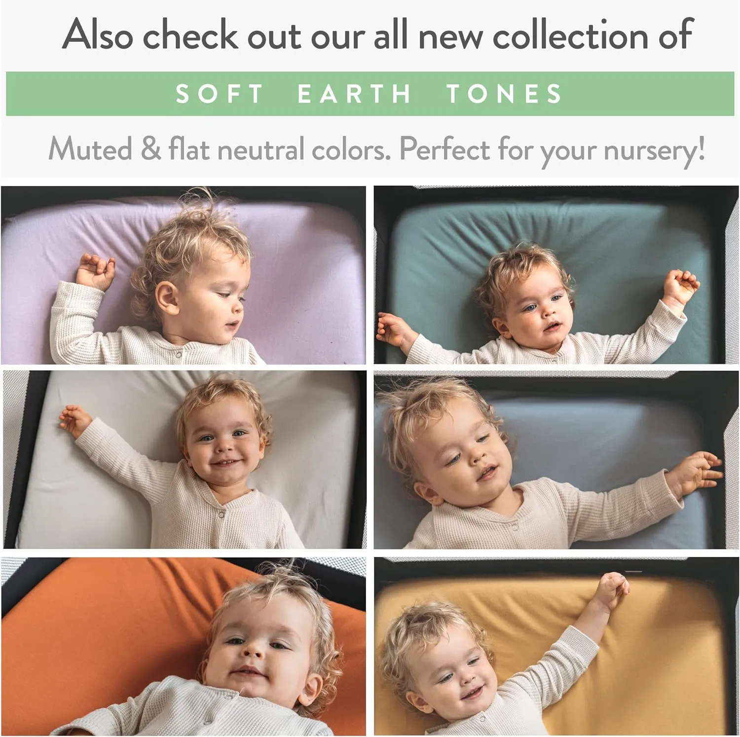 Travel Crib Fitted Sheets for Baby Bjorn, Guava Lotus Travel Crib and 24 x 42 Inch Travel Light Playard Mattress – Snuggly Soft 100% Jersey Cotton – Dusty Blue   Navy – 2 Pack