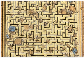 Treasure Maze, 1000 Pieces Personalized Wooden Puzzle, for Adult and Kids Family, Graduation, Super Difficult Jigsaw Puzzle, do You Dare to Challenge