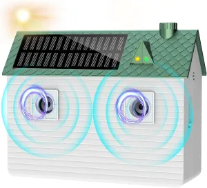 tuncate® New Anti Barking Device, Outdoor Solar Weatherproof Dog Bark Deterrent Devices - Effective, Safety, Humane Solution for All Dog Sizes