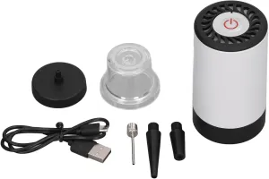 Ultra Mini Air Pump, Electric Vacuum Pump Compression Bag Sealer Portable Handheld Electric 800mAh Battery USB Rechargeable Inflate Deflate Floats Swimming Ring