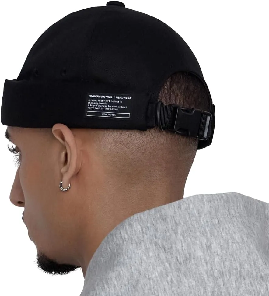 UNDERCONTROL Brimless Sailor Fisherman Leon Hat No Visor Miki Skull Docker Beanie Trawler Tactical Ring Cap for Men & Women