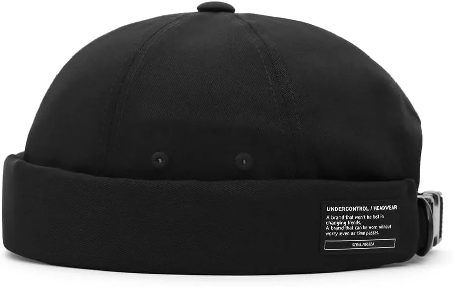 UNDERCONTROL Brimless Sailor Fisherman Leon Hat No Visor Miki Skull Docker Beanie Trawler Tactical Ring Cap for Men & Women