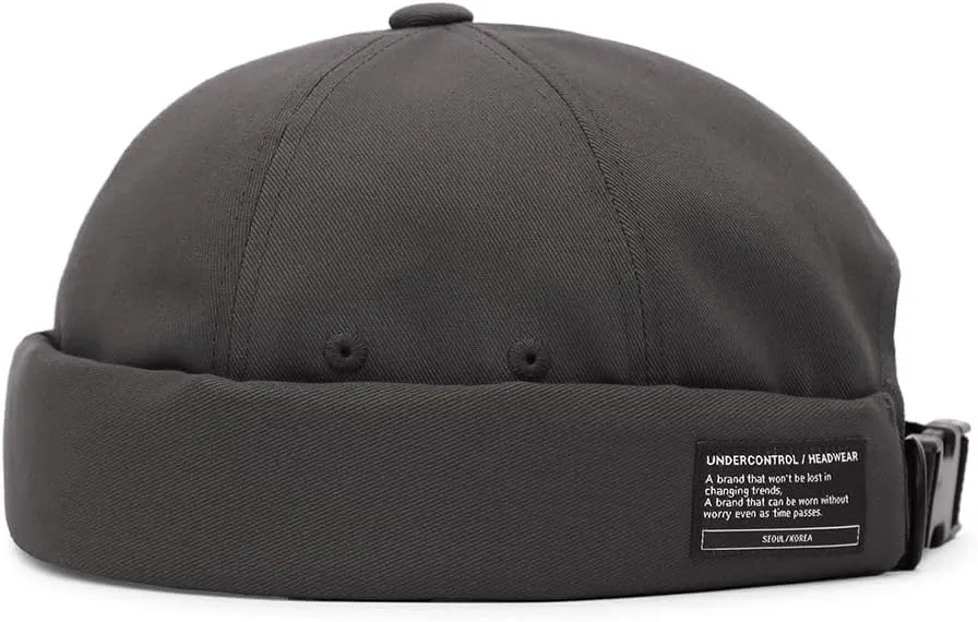 UNDERCONTROL Brimless Sailor Fisherman Leon Hat No Visor Miki Skull Docker Beanie Trawler Tactical Ring Cap for Men & Women