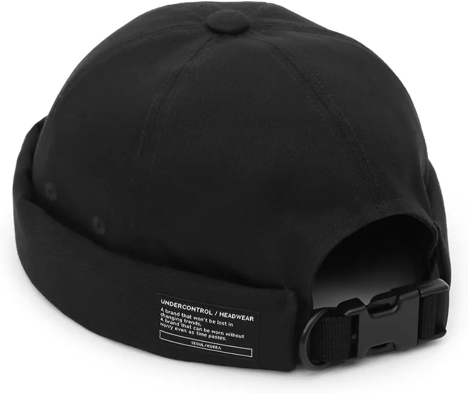 UNDERCONTROL Brimless Sailor Fisherman Leon Hat No Visor Miki Skull Docker Beanie Trawler Tactical Ring Cap for Men & Women