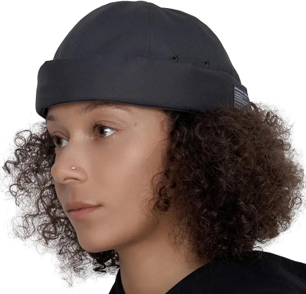 UNDERCONTROL Brimless Sailor Fisherman Leon Hat No Visor Miki Skull Docker Beanie Trawler Tactical Ring Cap for Men & Women