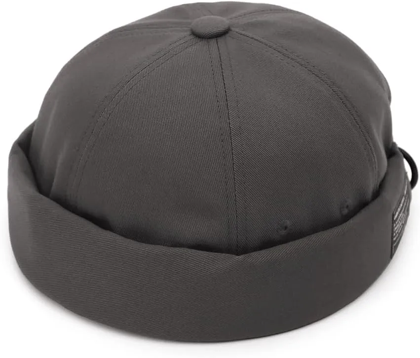 UNDERCONTROL Brimless Sailor Fisherman Leon Hat No Visor Miki Skull Docker Beanie Trawler Tactical Ring Cap for Men & Women