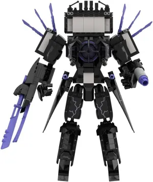 Upgraded Titan Clockman Block Toy, Titan Clock Man Game Model Toys, Reproducible Assembly Block Toy, Movable Figures Set (NobiMart, TV Man Plus, NobiMart)