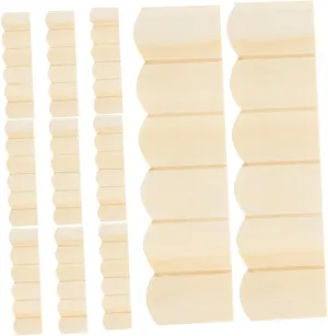 VANZACK DIY Dollhouse Mini Furniture Wooden Tiles Roofing Kit for Tiny Dollhouse Christmas Scene Props
